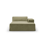Jodie Einzelmodul Sofa mit abnehmbarem Bezug, Rechte Seite, aus Strukturierter Stoff in Hellgrün (LINS 74), 166x102 cm von Micadoni – Bild 3
