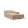 Jodie Einzelmodul Sofa mit abnehmbarem Bezug, Rechte Seite, aus Strukturierter Stoff in Sand (LINS 32), 166x102 cm von Micadoni – Bild 1