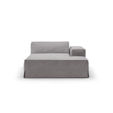 Jodie Einzelmodul Sofa mit abnehmbarem Bezug, Rechte Seite, aus Strukturierter Stoff in Warmes Grau (LINS 07), 166x102 cm von Micadoni – Bild 3