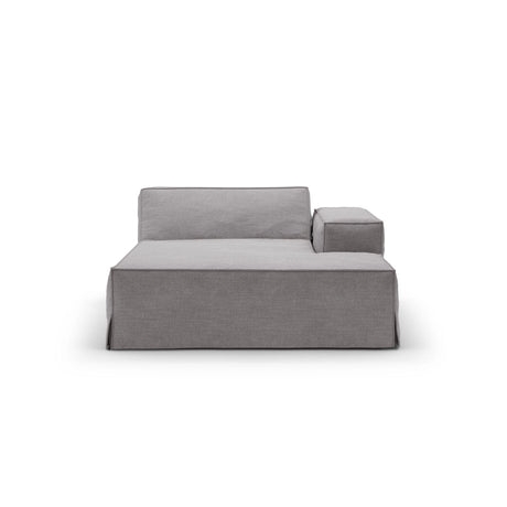 Jodie Einzelmodul Sofa mit abnehmbarem Bezug, Rechte Seite, aus Strukturierter Stoff in Warmes Grau (LINS 07), 166x102 cm von Micadoni – Bild 3
