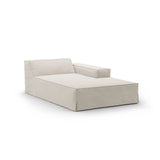 Jodie Einzelmodul Sofa mit abnehmbarem Bezug, Rechte Seite, aus Strukturstoff, 166x102 cm von Micadoni – Bild 1