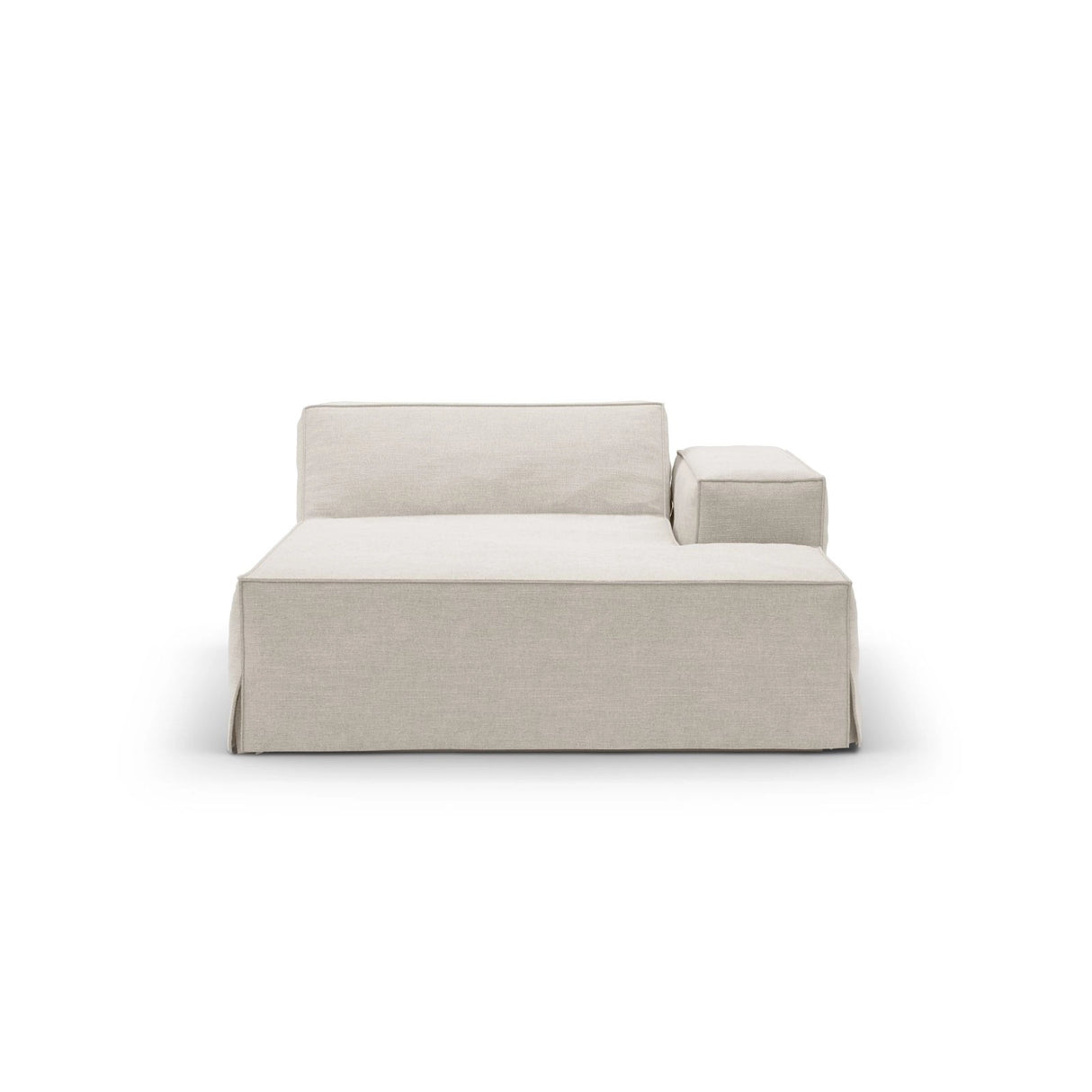 Jodie Einzelmodul Sofa mit abnehmbarem Bezug, Rechte Seite, aus Strukturstoff, 166x102 cm von Micadoni – Bild 3