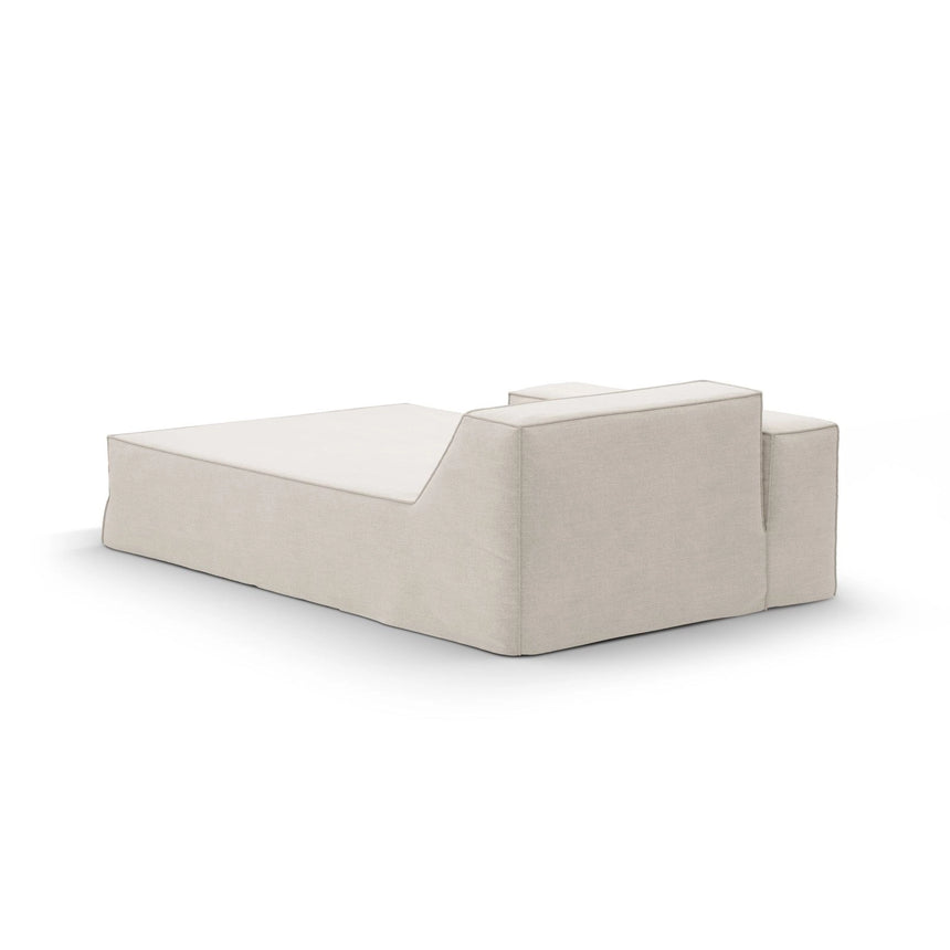 Jodie Einzelmodul Sofa mit abnehmbarem Bezug, Rechte Seite, aus Strukturstoff, 166x102 cm von Micadoni – Bild 4