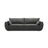 Kaelle 3-Sitzer Sofa mit Schlaffunktion und Bettkasten, ausklappbar, aus Chenille in Dunkelgrau (Over The Horizon 97), 244x97 cm von Micadoni – Bild 1