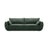 Kaelle 3-Sitzer Sofa mit Schlaffunktion und Bettkasten, ausklappbar, aus Chenille in Flaschengrün (Over The Horizon 39), 244x97 cm von Micadoni – Bild 1