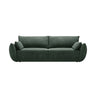 Kaelle 3-Sitzer Sofa mit Schlaffunktion und Bettkasten, ausklappbar, aus Chenille in Flaschengrün (Over The Horizon 39), 244x97 cm von Micadoni – Bild 1