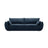 Kaelle 3-Sitzer Sofa mit Schlaffunktion und Bettkasten, ausklappbar, aus Chenille in Königsblau (Over The Horizon 78), 244x97 cm von Micadoni – Bild 1