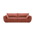 Kaelle 3-Sitzer Sofa mit Schlaffunktion und Bettkasten, ausklappbar, aus Chenille in Terrakotta (Over The Horizon 57), 244x97 cm von Micadoni – Bild 1