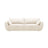 Kaelle 3-Sitzer Sofa mit Schlaffunktion und Bettkasten, ausklappbar, aus Samt oder Chenille, 244x97 cm von Micadoni – Bild 1