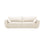 Kaelle 3-Sitzer Sofa mit Schlaffunktion und Bettkasten, ausklappbar, aus Samt oder Chenille, 244x97 cm von Micadoni – Bild 1