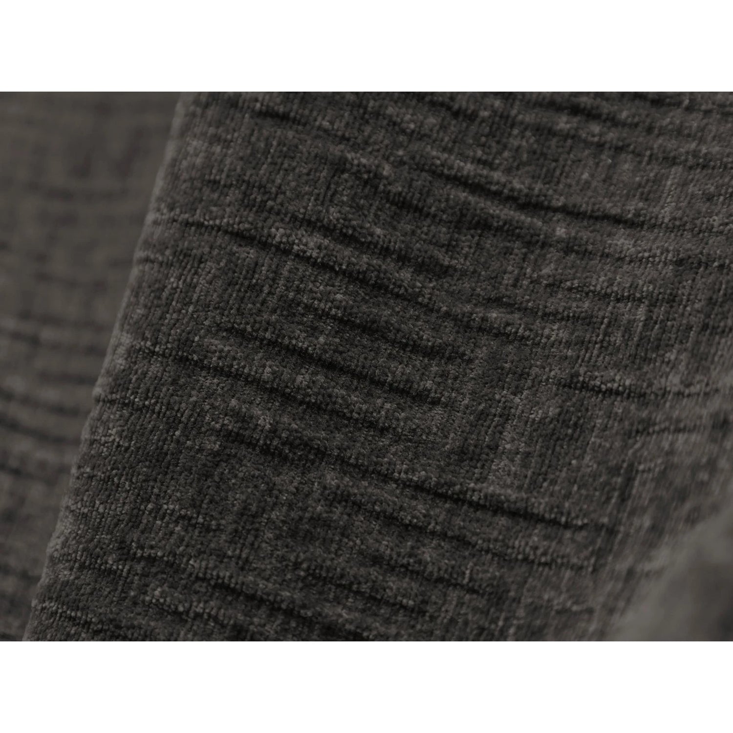 Kaelle 4-Sitzer Ecksofa mit Schlaffunktion und Bettkasten, Linke Seite, aus Chenille in Dunkelgrau (Over The Horizon 97), 252x165 cm von Micadoni – Bild 8