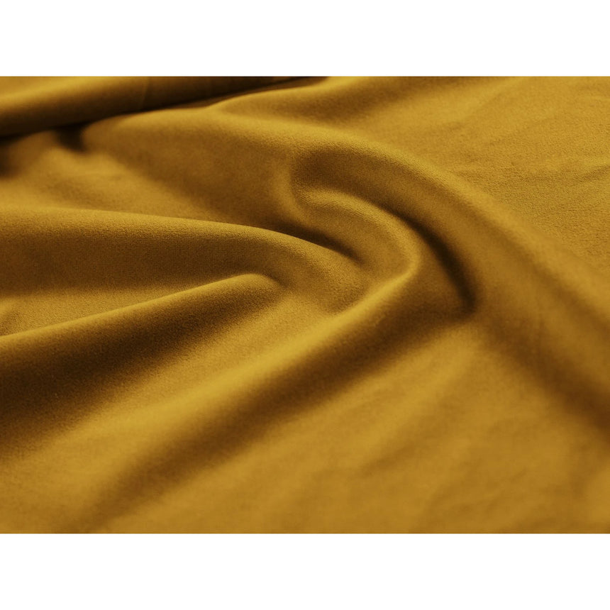 Kaelle 4-Sitzer Ecksofa mit Schlaffunktion und Bettkasten, Linke Seite, aus Samt in Gelb (Bluvel 68), 252x165 cm von Micadoni – Bild 8