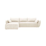 Kaelle 4-Sitzer Ecksofa mit Schlaffunktion und Bettkasten, Linke Seite, aus Samt oder Chenille, 252x165 cm von Micadoni – Bild 1