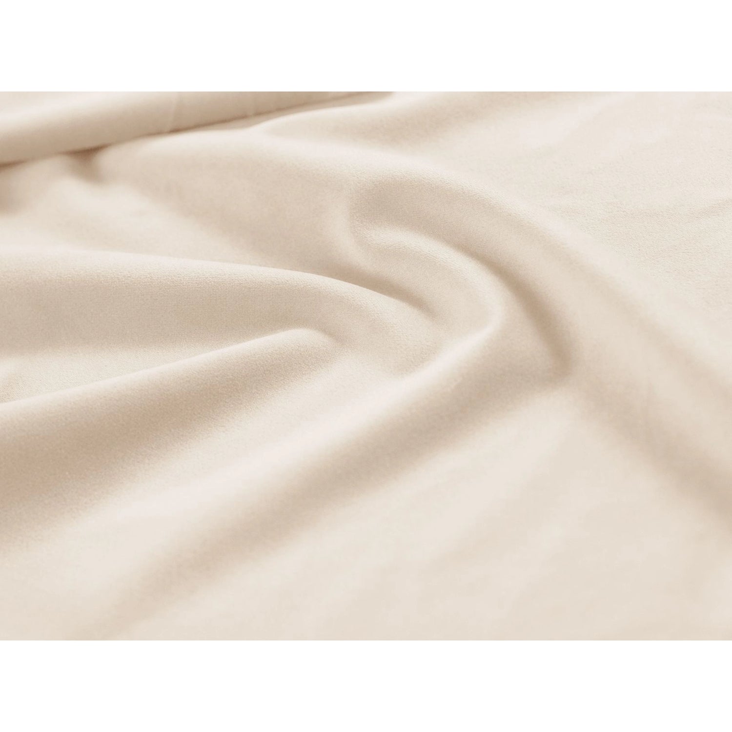 Kaelle 4-Sitzer Ecksofa mit Schlaffunktion und Bettkasten, Rechte Seite, aus Samt in Leichtes Beige (Bluvel 22), 252x165 cm von Micadoni – Bild 8