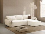 Kaelle 4-Sitzer Ecksofa mit Schlaffunktion und Bettkasten, Rechte Seite, aus Samt oder Chenille, 252x165 cm von Micadoni – Bild 2