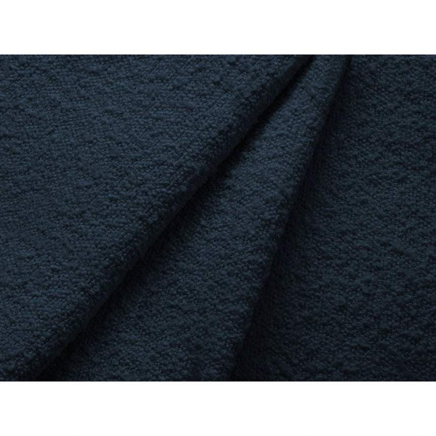 Kate 4-Sitzer Ecksofa, Linke Seite, aus Boucle in Dunkelblau (Baloo 2088), 252x220 cm von Micadoni – Bild 4