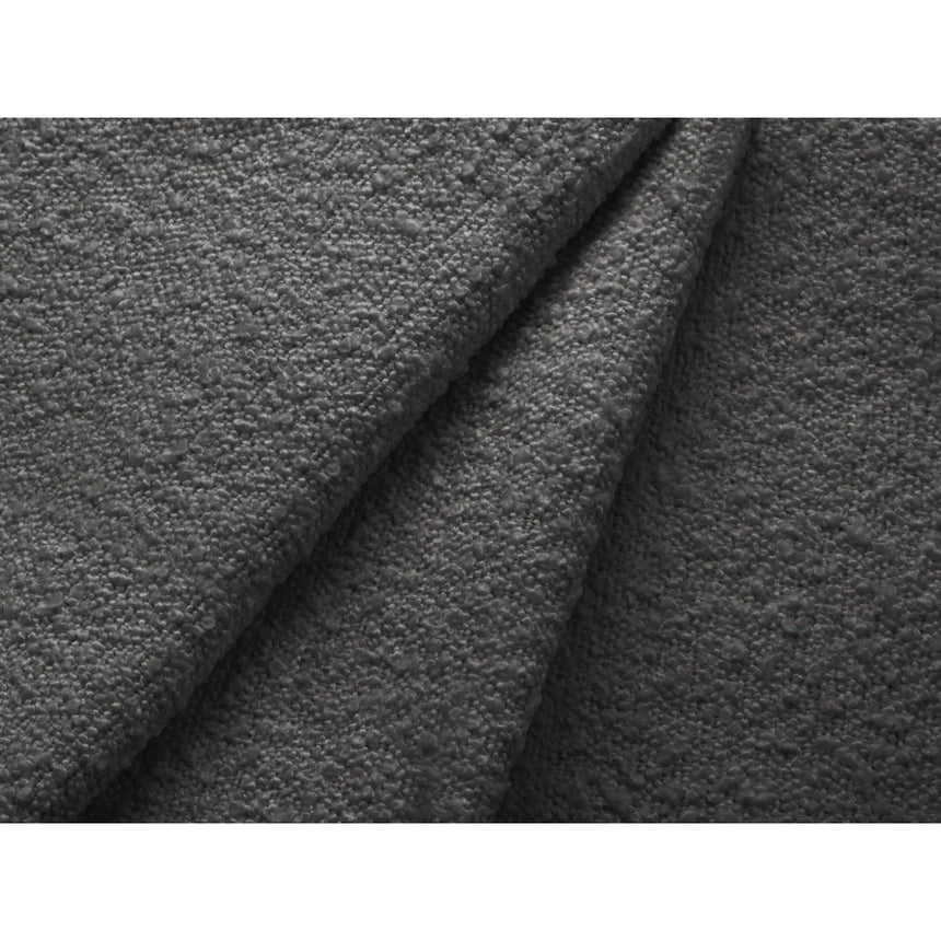 Kate 4-Sitzer Ecksofa, Linke Seite, aus Boucle in Dunkelgrau (Baloo 2083), 252x220 cm von Micadoni – Bild 4