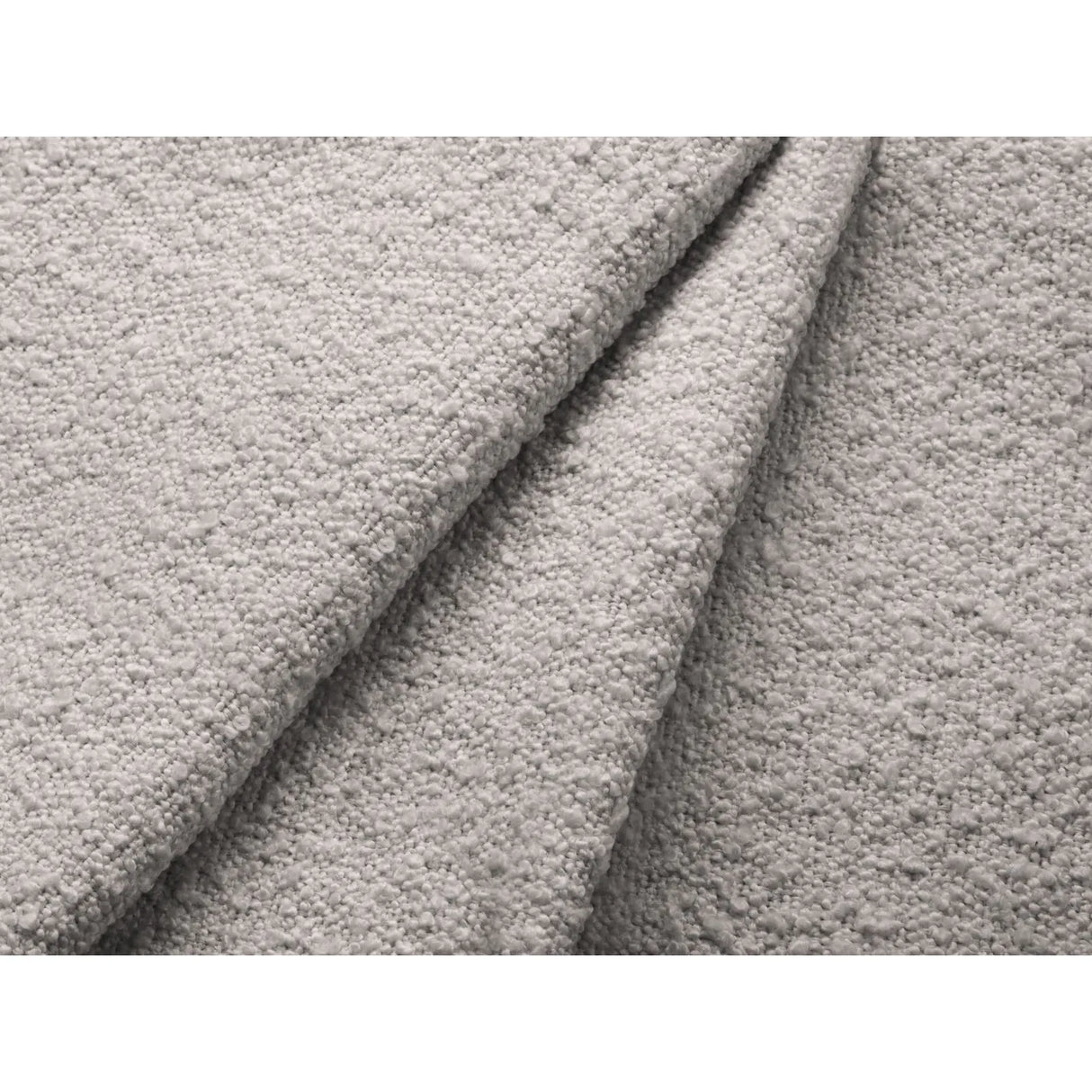 Kate 4-Sitzer Ecksofa, Linke Seite, aus Boucle in Hellgrau (Baloo 2085), 252x220 cm von Micadoni – Bild 4