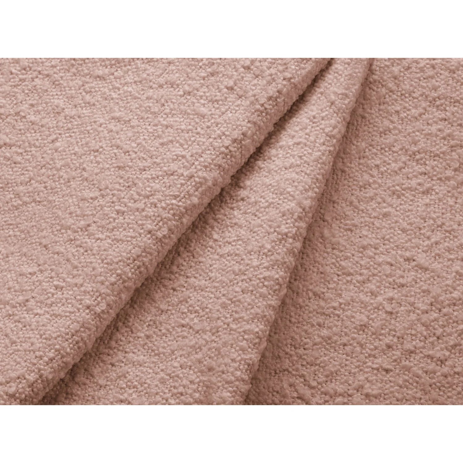 Kate 4-Sitzer Ecksofa, Linke Seite, aus Boucle in Puderrosa (Baloo 2072), 252x220 cm von Micadoni – Bild 4