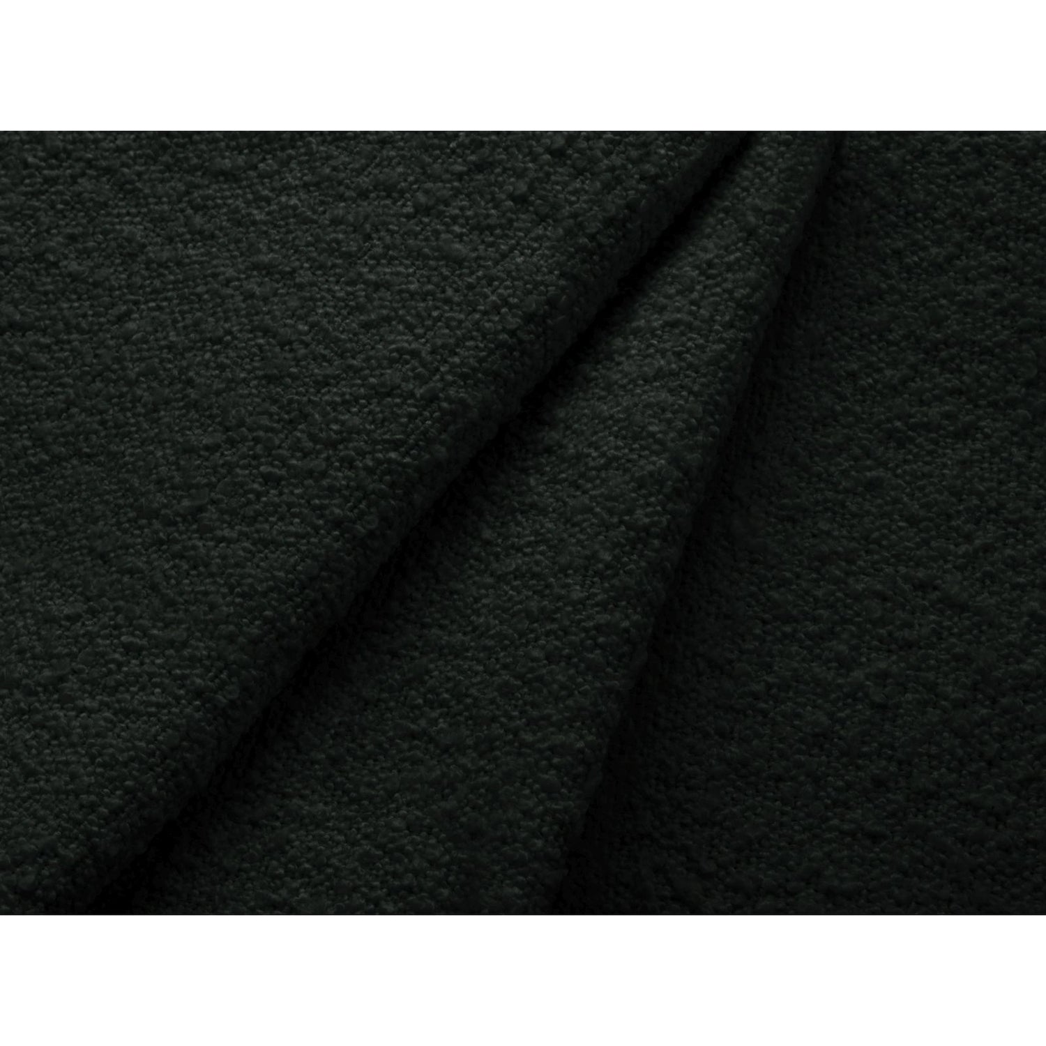 Kate 4-Sitzer Ecksofa, Linke Seite, aus Boucle in Schwarz (Baloo 2082), 252x220 cm von Micadoni – Bild 4