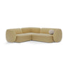 Kate 4-Sitzer Ecksofa, Linke Seite, aus Strukturierter Stoff in Sunflower Melange (Puente 41), 252x220 cm von Micadoni – Bild 1
