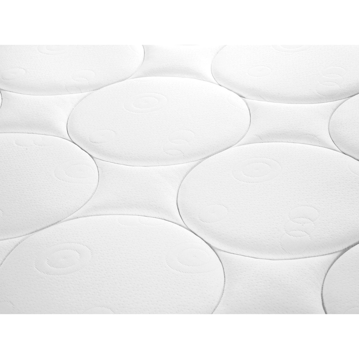 Kavaja Schaumstoffmatratze aus Strukturierter Stoff in Weiß und blau, 200x180 cm von Micadoni – Produktbild 3