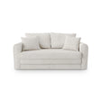 Lido 2-Sitzer Sofa mit Schlaffunktion, ausklappbar, aus Boucle oder Strukturstoff, 158x69 cm von Micadoni – Bild 1