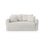 Lido 2-Sitzer Sofa mit Schlaffunktion, ausklappbar, aus Boucle oder Strukturstoff, 158x69 cm von Micadoni – Bild 1