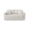 Lido 2-Sitzer Sofa mit Schlaffunktion, ausklappbar, aus Boucle oder Strukturstoff, 158x69 cm von Micadoni – Bild 1