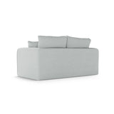 Lido 2-Sitzer Sofa mit Schlaffunktion, ausklappbar, aus Strukturierter Stoff in Minze (Solid 72), 158x69 cm von Micadoni – Bild 5