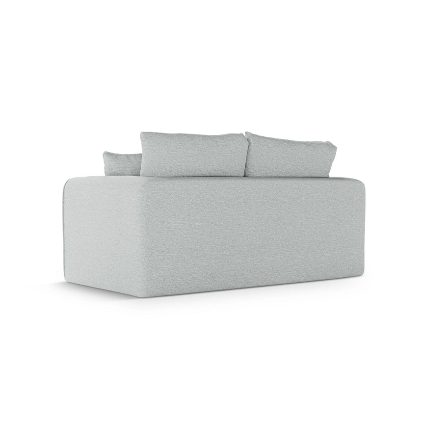 Lido 2-Sitzer Sofa mit Schlaffunktion, ausklappbar, aus Strukturierter Stoff in Minze (Solid 72), 158x69 cm von Micadoni – Bild 5