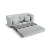 Lido 2-Sitzer Sofa mit Schlaffunktion, ausklappbar, aus Strukturierter Stoff in Minze (Solid 72), 158x69 cm von Micadoni – Bild 7
