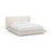 Linea Bett mit Kopfteil aus Boucle in Beige (Baloo 2074), 180x200 cm von Micadoni – Bild 1