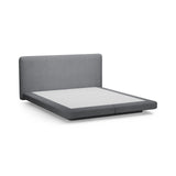 Linea Bett mit Kopfteil aus Boucle in Dunkelgrau (Baloo 2083), 200x200 cm von Micadoni – Bild 6