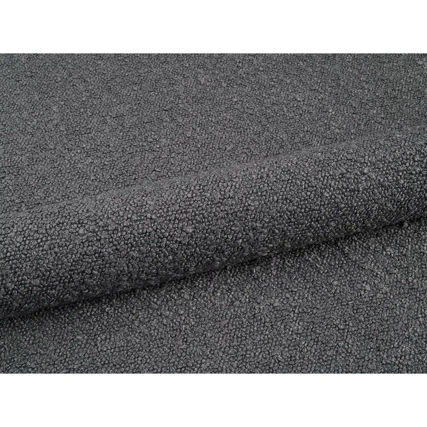 Linea Bett mit Kopfteil aus Boucle in Dunkelgrau (Baloo 2083), 200x200 cm von Micadoni – Bild 7