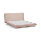 Linea Bett mit Kopfteil aus Boucle in Puderrosa (Baloo 2072), 200x200 cm von Micadoni – Bild 6