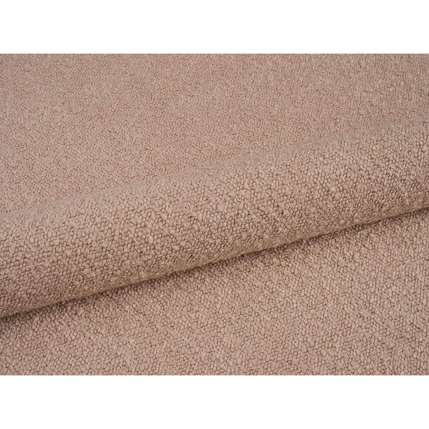 Linea Bett mit Kopfteil aus Boucle in Puderrosa (Baloo 2072), 200x200 cm von Micadoni – Bild 7
