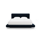 Linea Bett mit Kopfteil aus Samt in Königsblau (Magic Velvet 2204), 200x200 cm von Micadoni – Bild 5