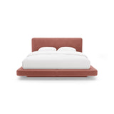 Linea Bett mit Kopfteil aus Samt in Rosa (Magic Velvet 2257), 140x200 cm von Micadoni – Bild 5