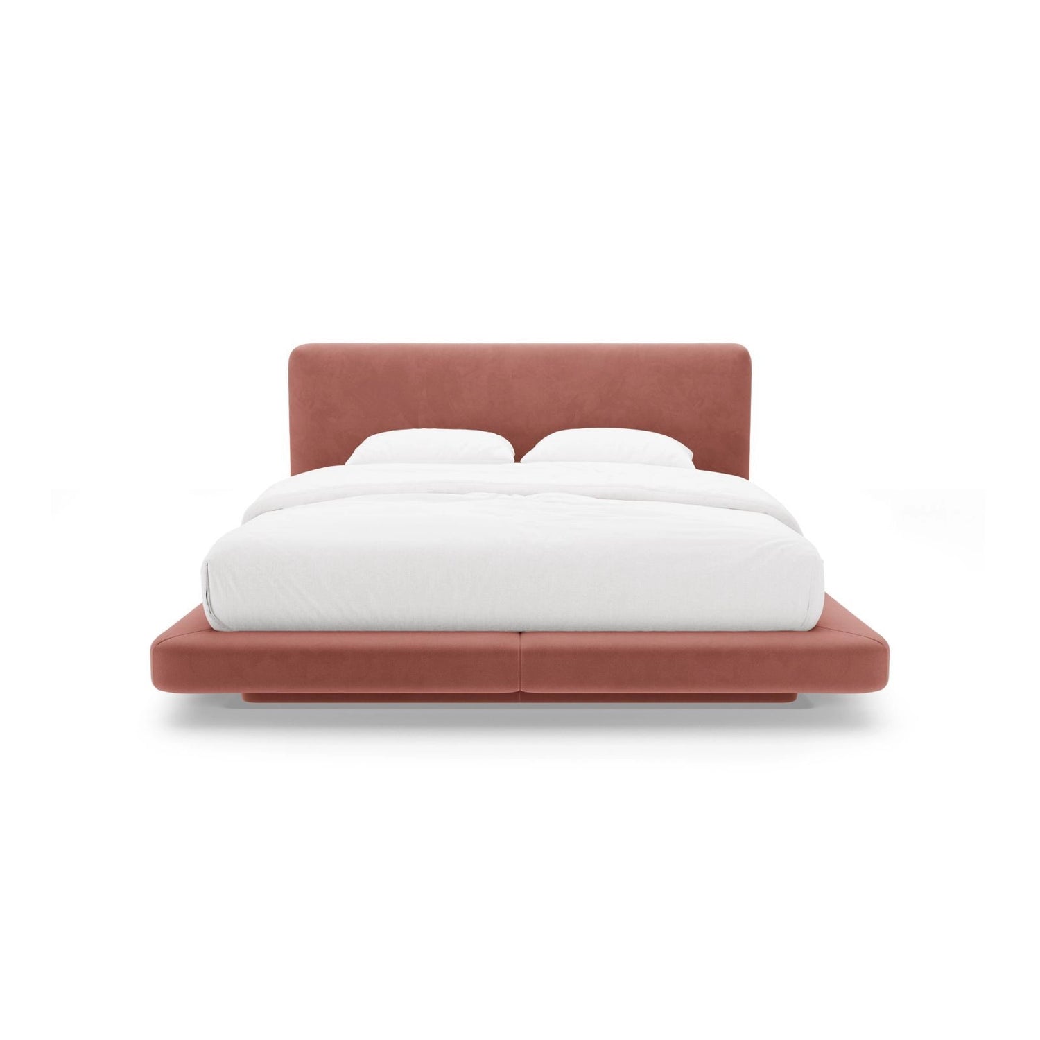 Linea Bett mit Kopfteil aus Samt in Rosa (Magic Velvet 2257), 200x200 cm von Micadoni – Bild 5