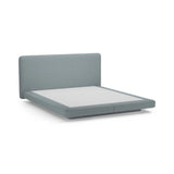 Linea Bett mit Kopfteil aus Strukturierter Stoff in Hellblau (Moly 74), 160x200 cm von Micadoni – Bild 6