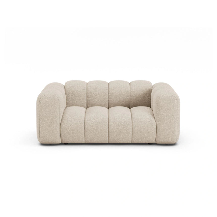 Lupine 2-Sitzer Sofa aus Boucle in Beige (Baloo 2074), 170x95 cm von Micadoni – Bild 1