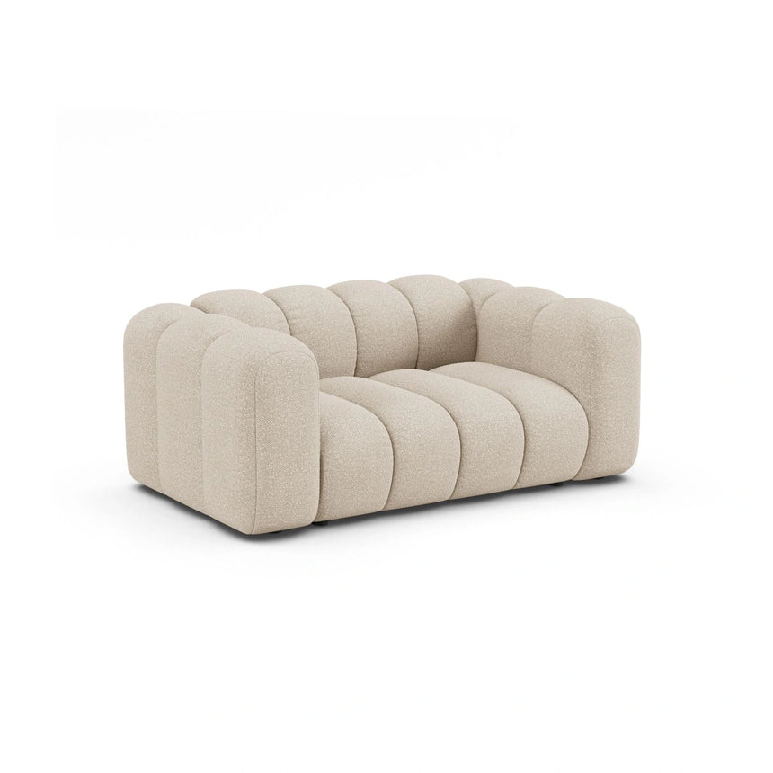 Lupine 2-Sitzer Sofa aus Boucle in Beige (Baloo 2074), 170x95 cm von Micadoni – Bild 2