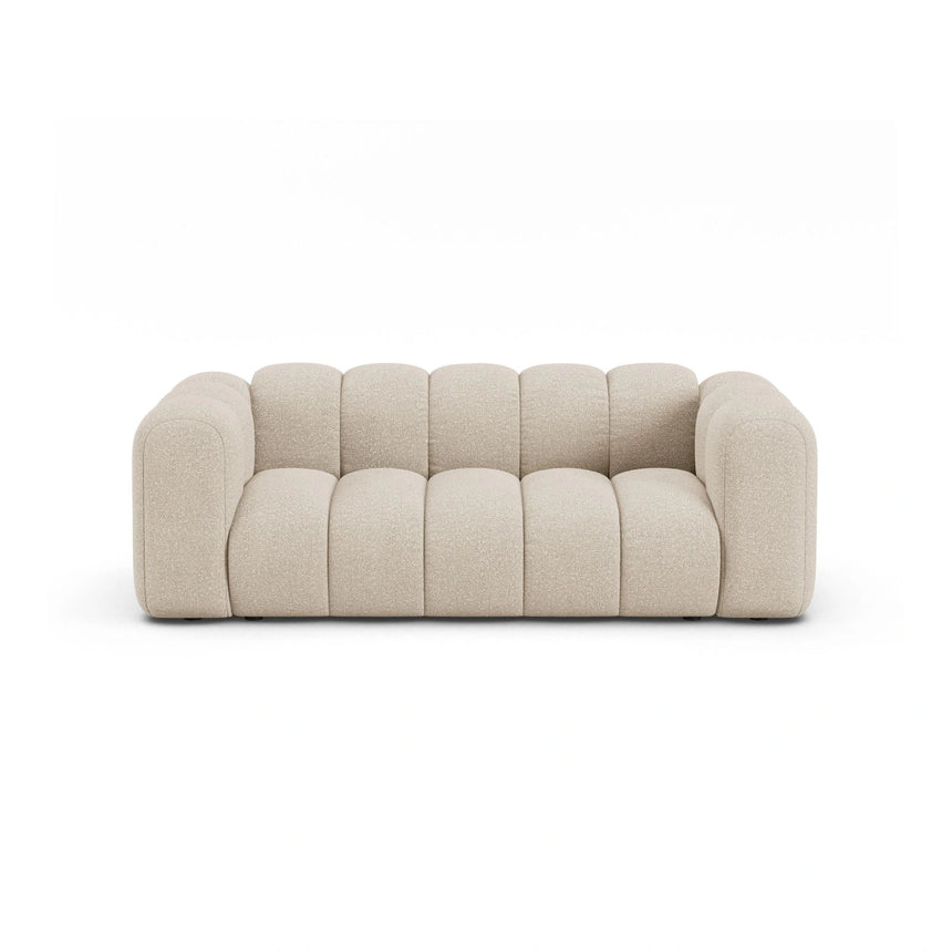 Lupine 2-Sitzer Sofa aus Boucle in Beige (Baloo 2074), 200x95 cm von Micadoni – Bild 1