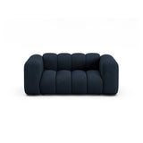 Lupine 2-Sitzer Sofa aus Boucle in Dunkelblau (Baloo 2088), 170x95 cm von Micadoni – Bild 1