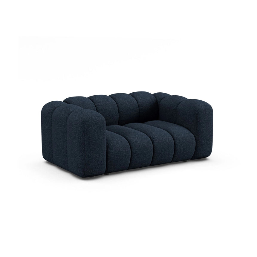 Lupine 2-Sitzer Sofa aus Boucle in Dunkelblau (Baloo 2088), 170x95 cm von Micadoni – Bild 2