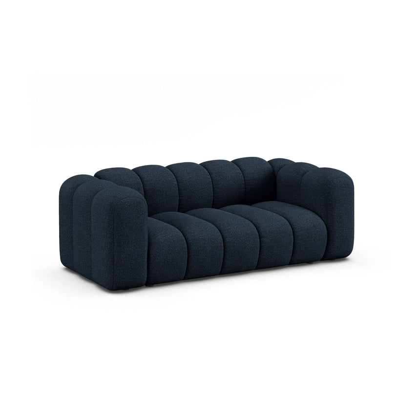 Lupine 2-Sitzer Sofa aus Boucle in Dunkelblau (Baloo 2088), 200x95 cm von Micadoni – Bild 3