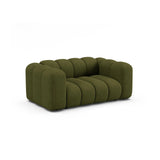 Lupine 2-Sitzer Sofa aus Boucle in Dunkles olivgrün (Baloo 2090), 170x95 cm von Micadoni – Bild 2