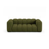 Lupine 2-Sitzer Sofa aus Boucle in Dunkles olivgrün (Baloo 2090), 200x95 cm von Micadoni – Bild 1