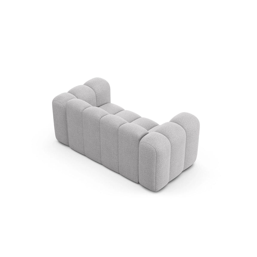 Lupine 2-Sitzer Sofa aus Boucle in Hellgrau (Baloo 2085), 170x95 cm von Micadoni – Bild 3